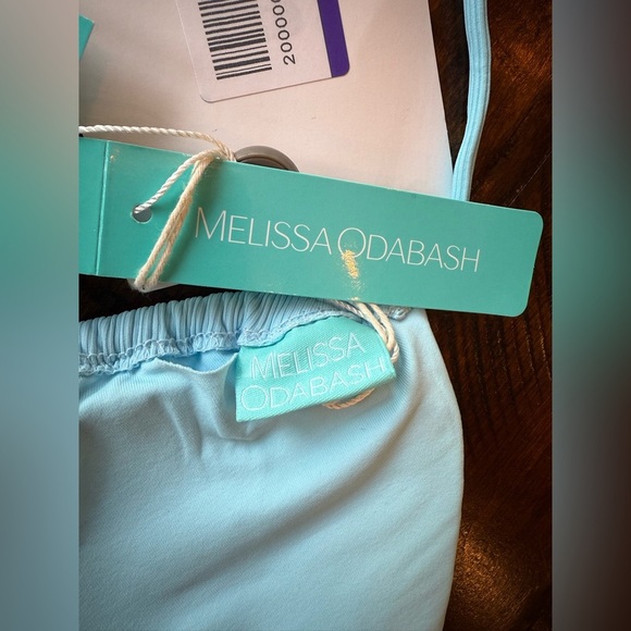 Melissa Odabash Sky Blue Bikini Top NWT - Picture 12 of 13